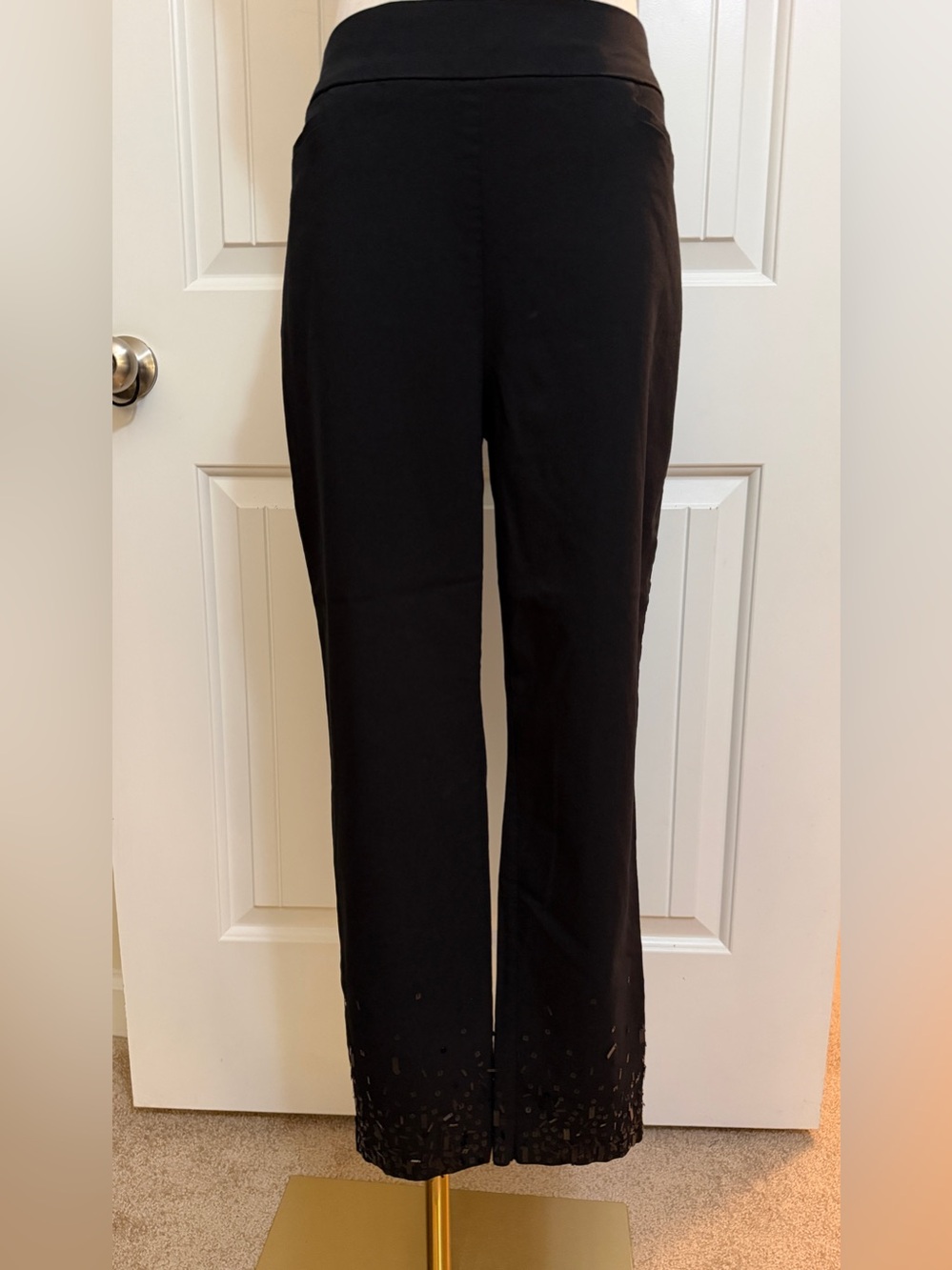 Chico's Black Straight-Leg Men’s Dress Pants Sz 1.5 (10)